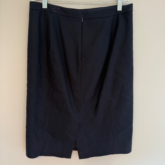 J. Crew Navy No.2 Cotton Pencil Skirt, size 4 - Picture 2 of 2